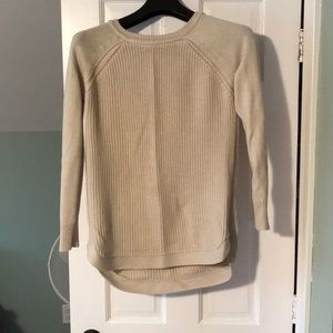 Cream knit sweater